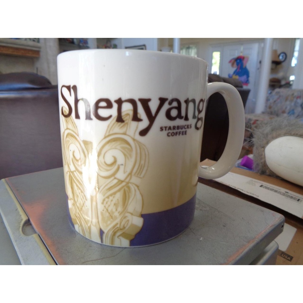 Starbucks Coffee Mug Cup Shenyang Global Icon Collector Series 2008 16 oz